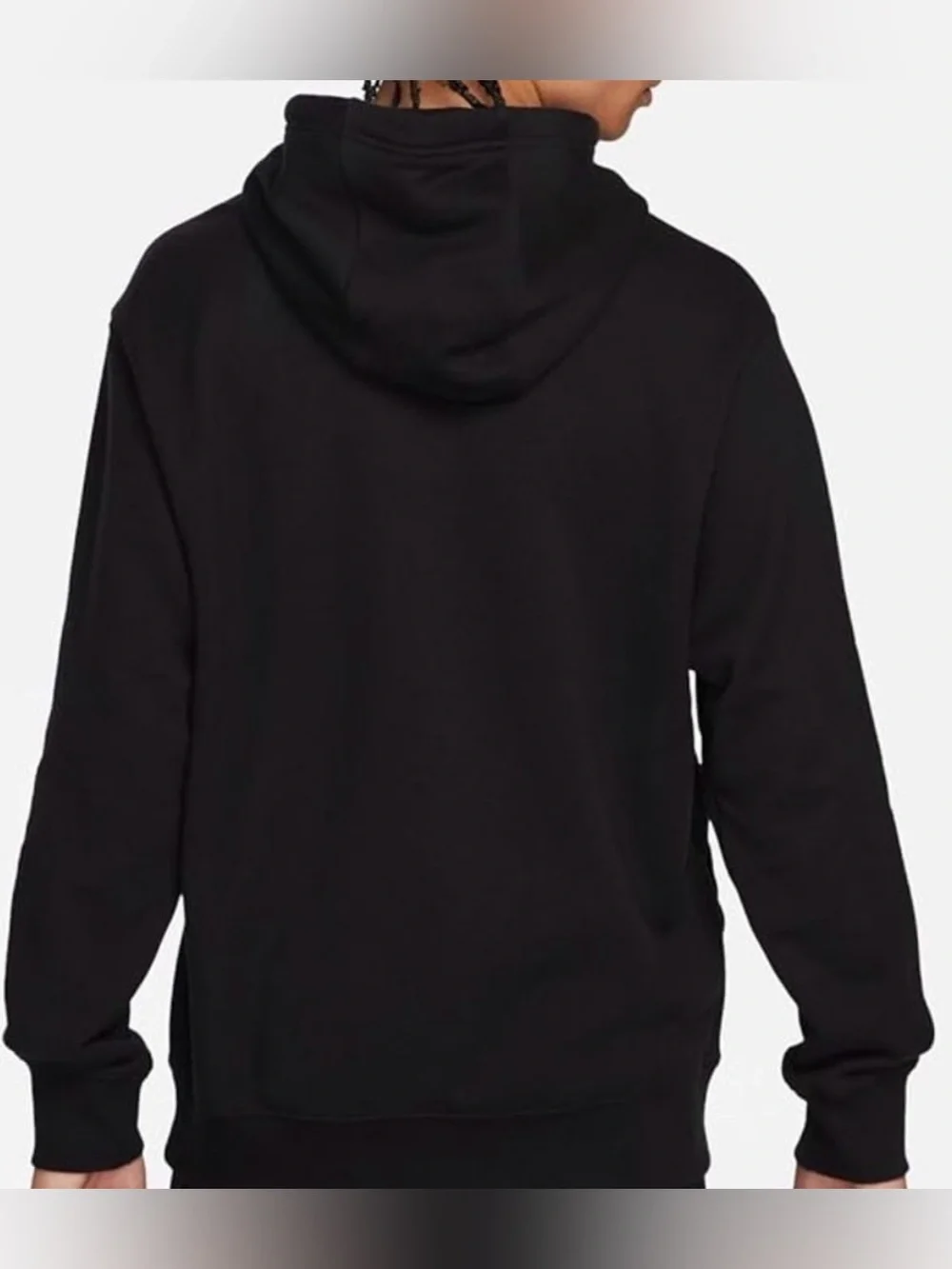 Nike Club Fleece Colorblock Hoodie Black White Men’s M FB7416-010